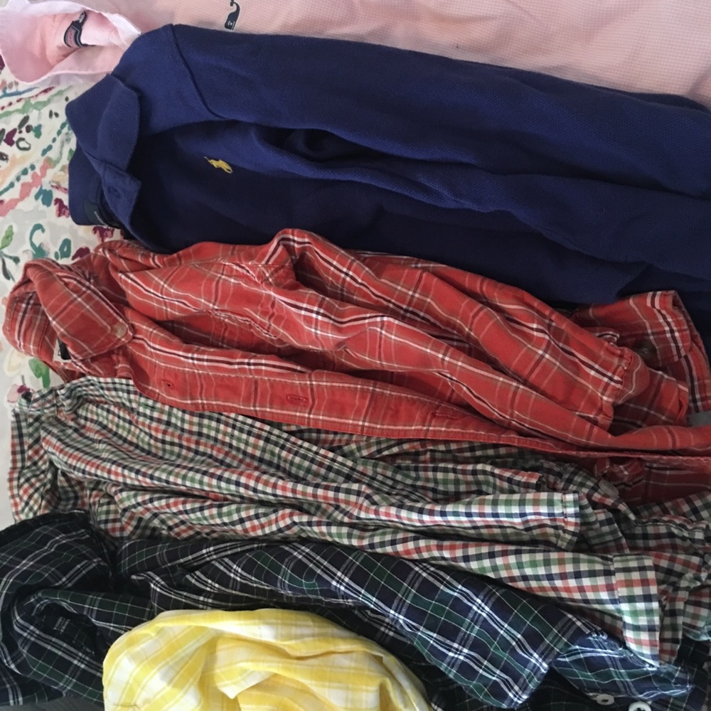 Boys size 6 button down shirts